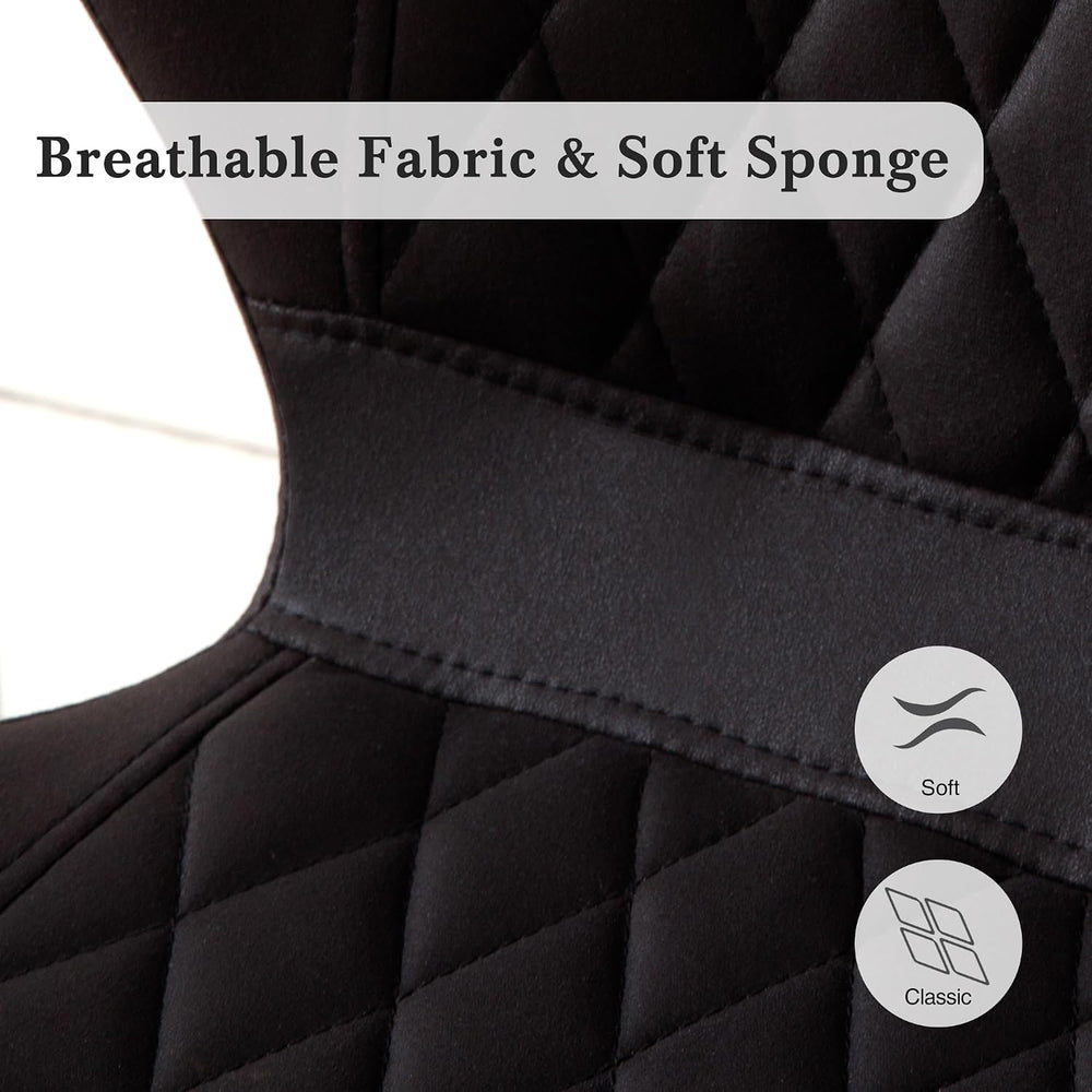 Modern Bar Stools, Swivel Barstools Counter Height with High Backrest, Adjust...