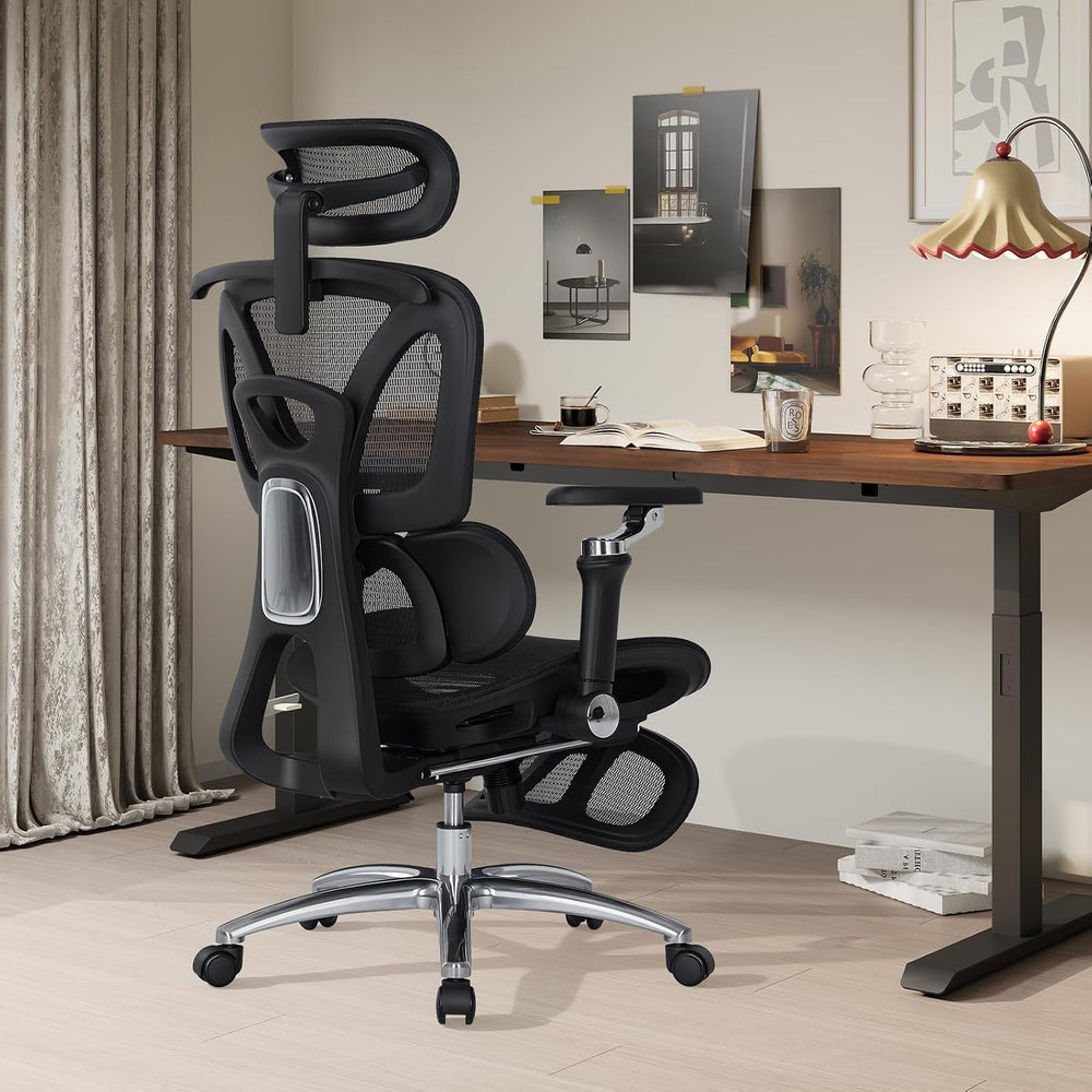 MALOL Ergonomic Office Chair, 400lbs High Back Mesh Desk Chair with 6D Armres...