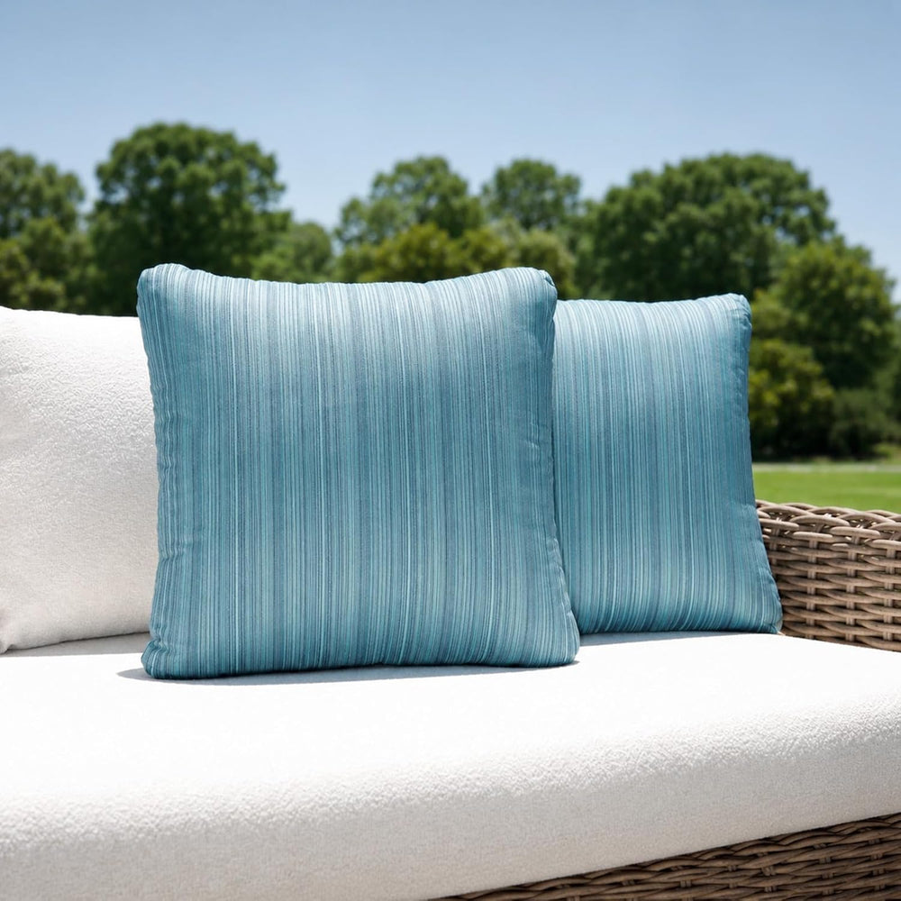 Outdoor Throw Pillow Set of 2 with Inserts, Outdoor Lumbar Pillow Water Resis...