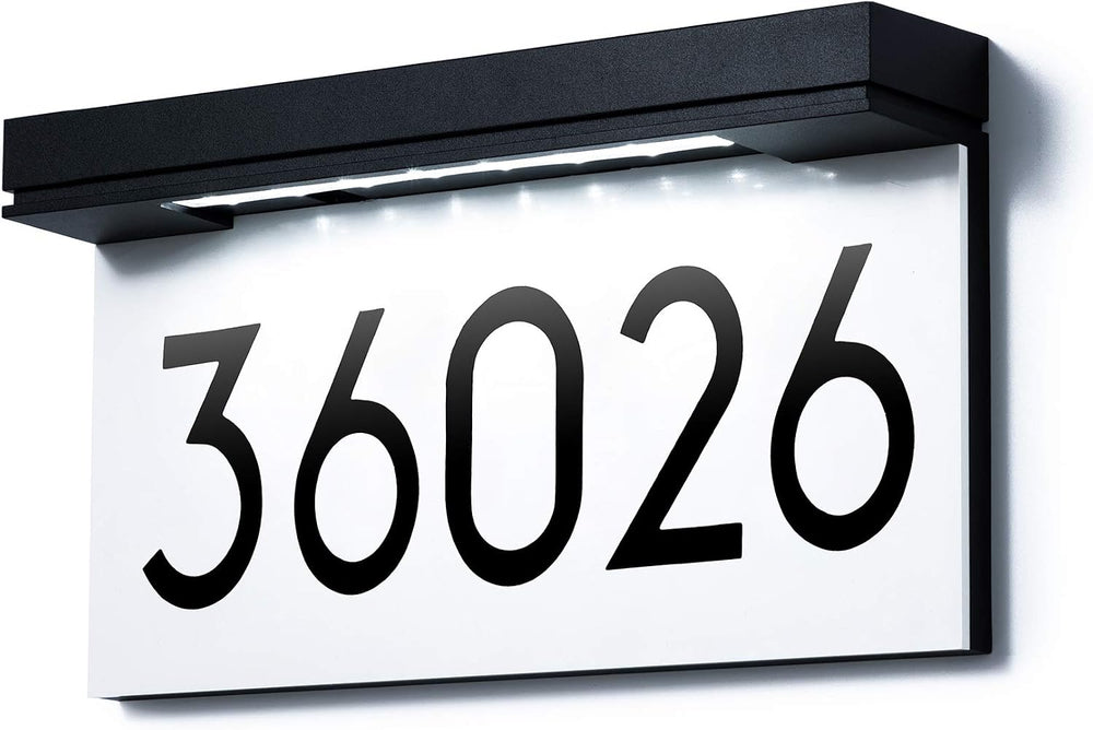 Solar House Numbers for Outside, Address Plaques for House Waterproof