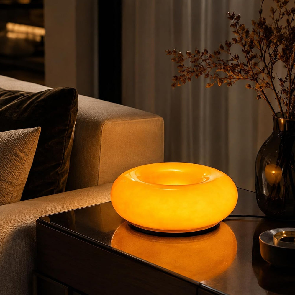 Orange Donut Table Lamp,Ambient Lighting Lamp,Aesthetic Room Decor