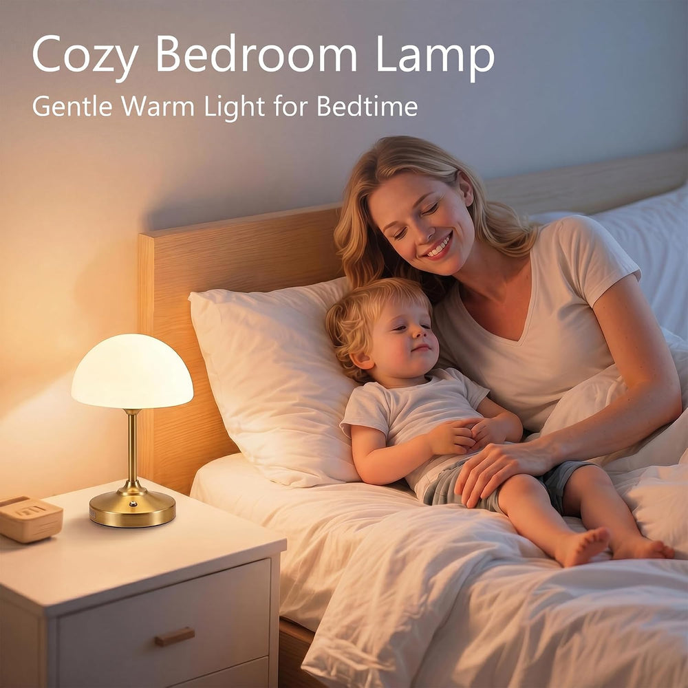 Dawnwake Table Lamp Cordless Lamp,5000mAh Rechargeble Battery Operated Lamp