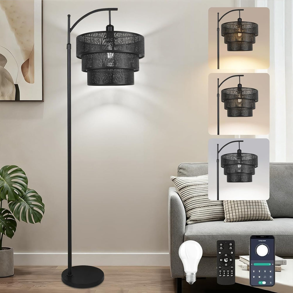AHDWDW Arc Floor Lamp for Living Room Bedroom,Mid-Century Modern Floor Lamps ...