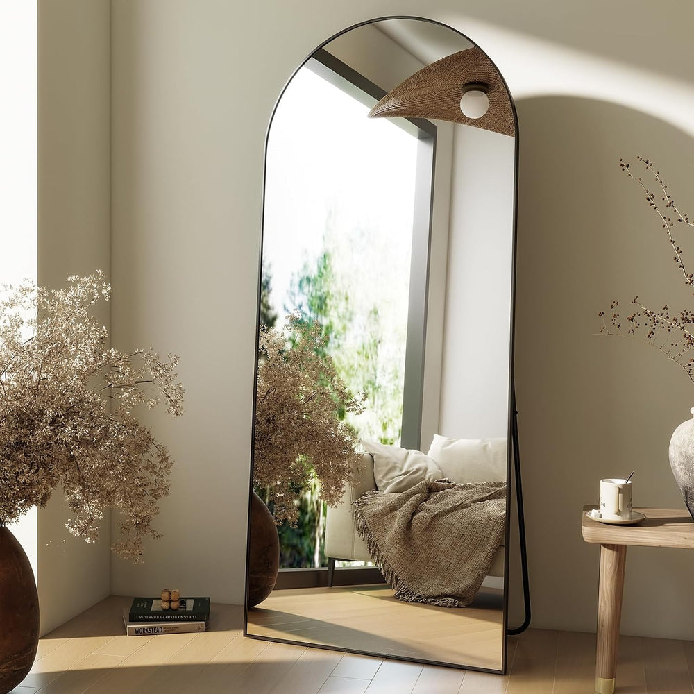 HARRITPURE 64"x21" Full Length Mirror, Arched Full Mirror