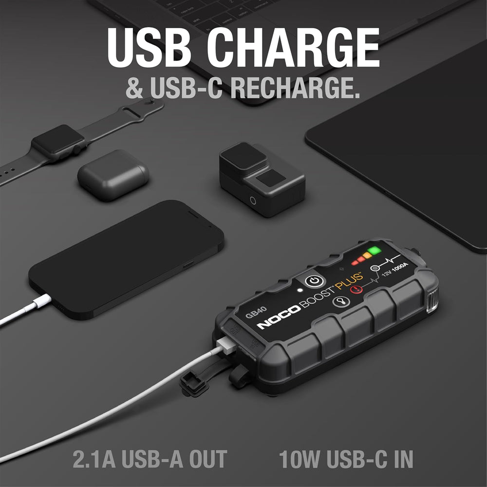 NOCO Boost GB40 12V 1000A UltraSafe Portable Lithium Jump Starter