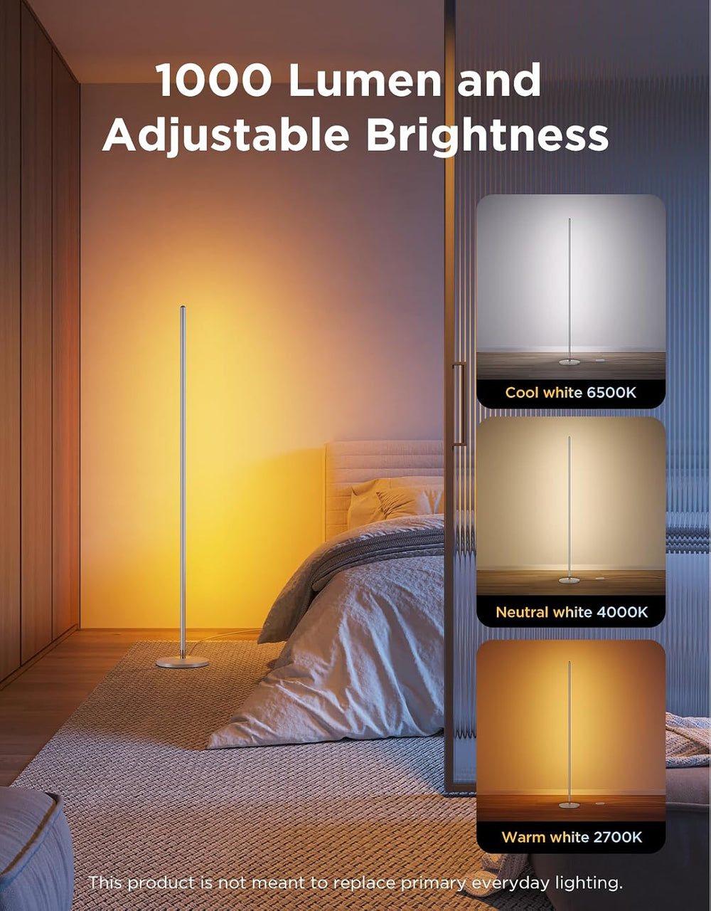 Govee RGBIC Floor Lamp, 1000lm LED Corner Lamp