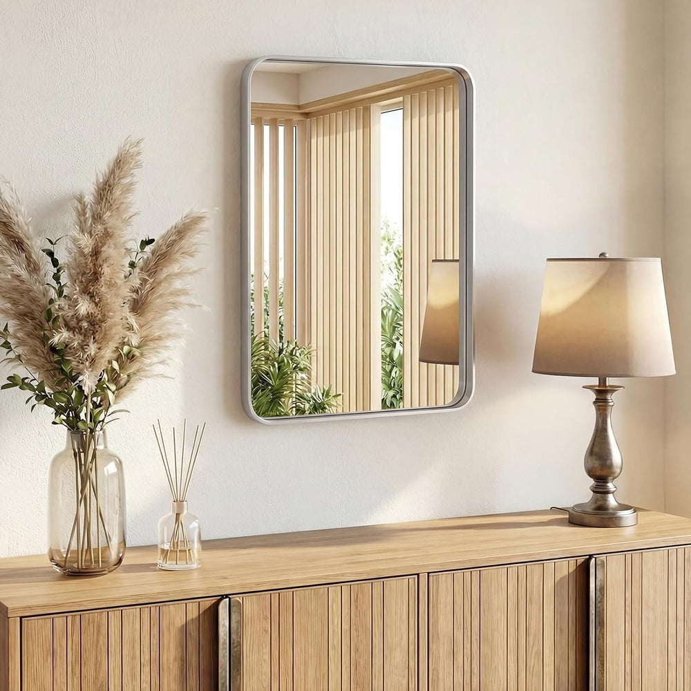 Sweetcrispy Bathroom Mirror 30x22 Inch, Vanity Mirror for Wall