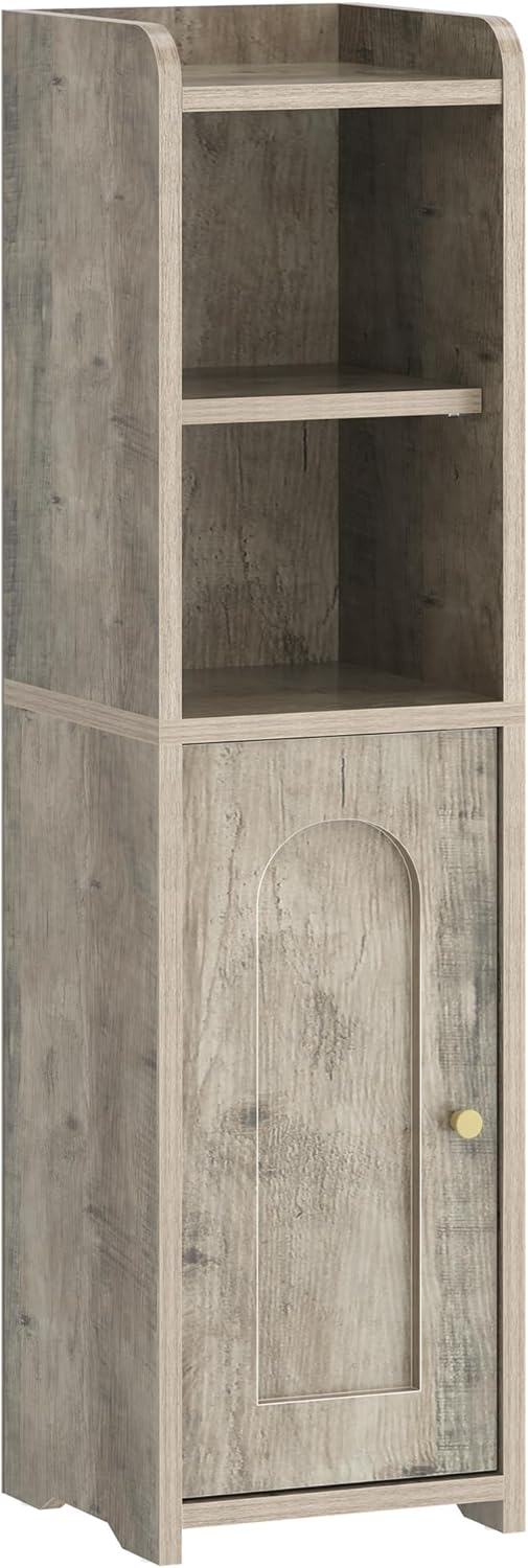 Hzuaneri Bathroom Storage Cabinet, Narrow Toilet Paper Cabinets with Doors