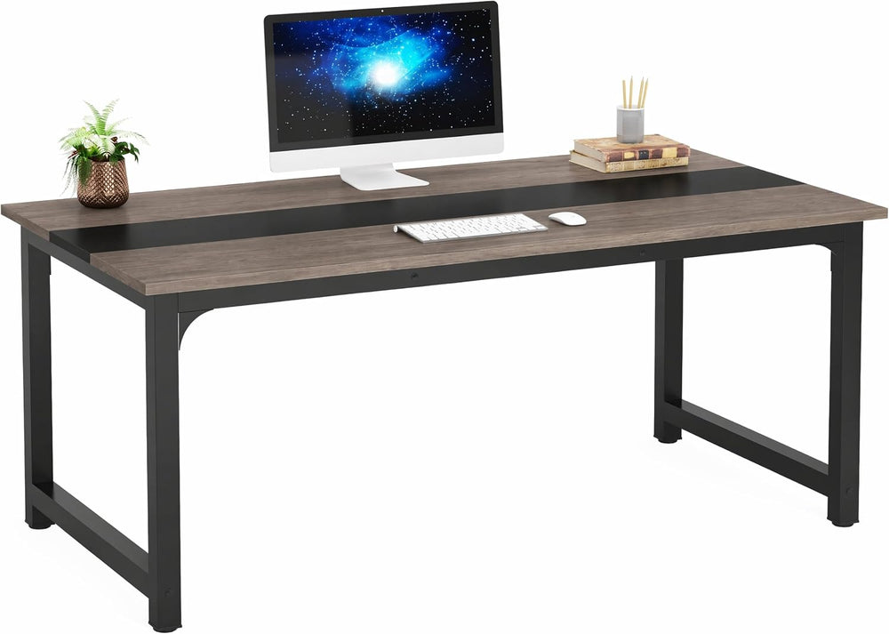 Tribesigns Modern Computer Desk, 63 x 31.5 inch Large Office Desk Computer Ta...