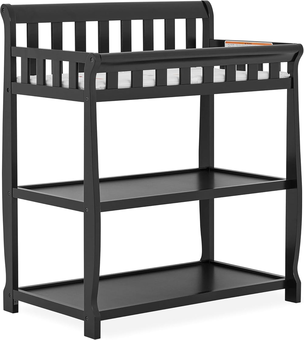 Dream On Me Ashton Changing Table, Black , 34x20x40 Inch (Pack of 1)