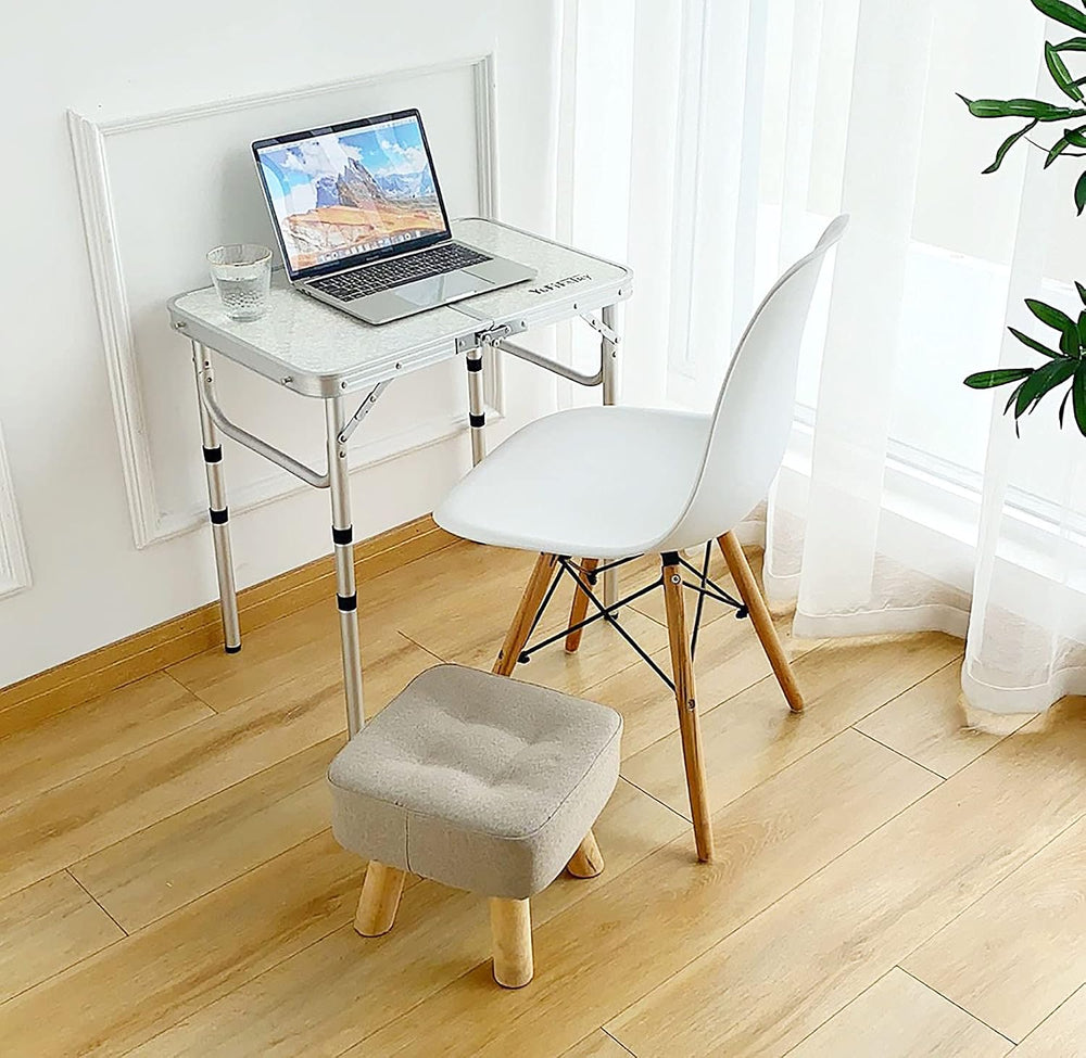 YUFIFAIRY Small Folding Table Portable, 24" L x16 W Foldable Camp Table