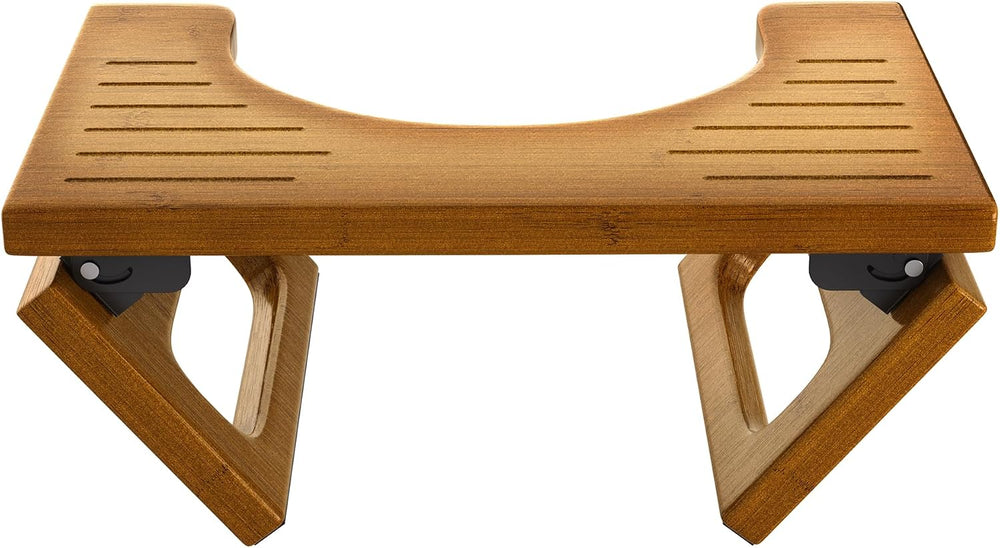 AmazerBath 7 Inches Bamboo Toilet Stool Squat for Adult, Foldable Squatting P...