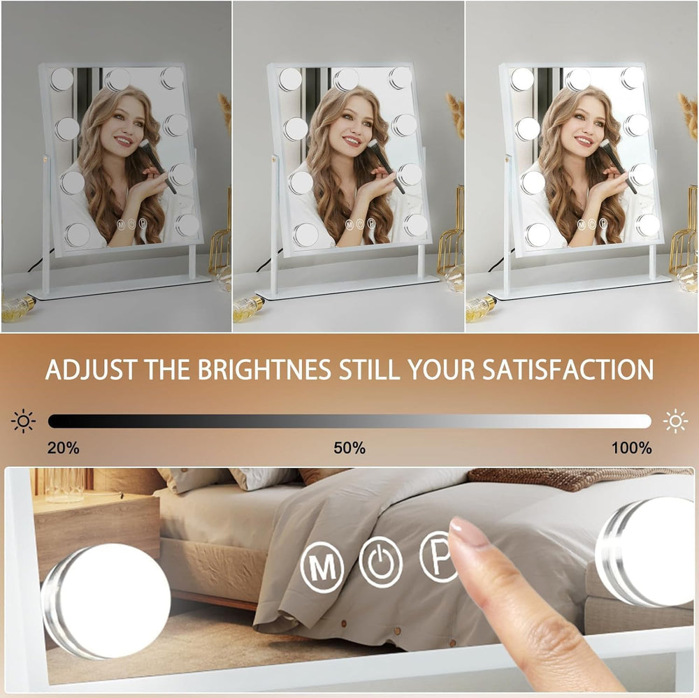 FENCHILIN Vanity Mirror with Lights Lighted Makeup Mirror