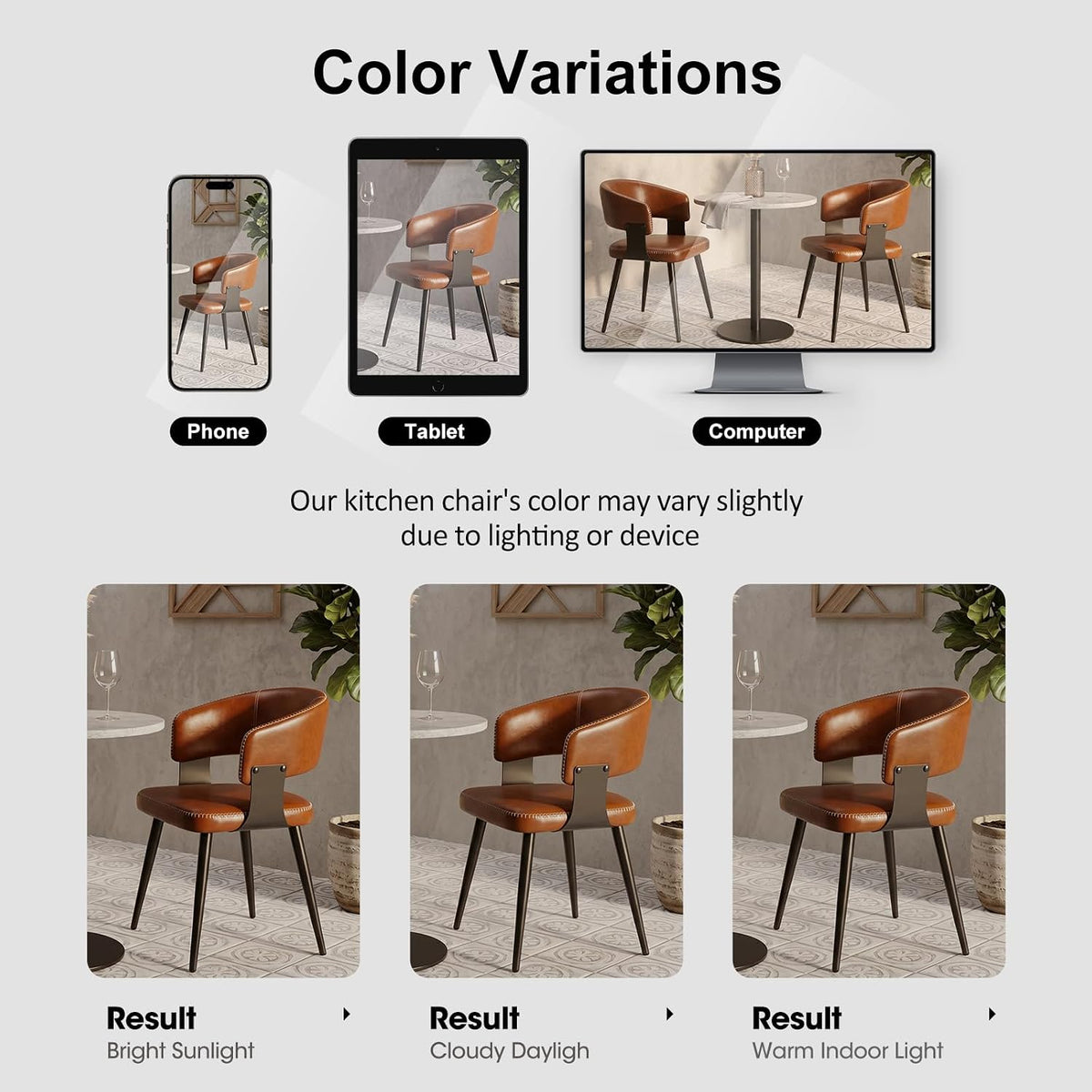 dining chairs set of 4, modern faux leather, package contents