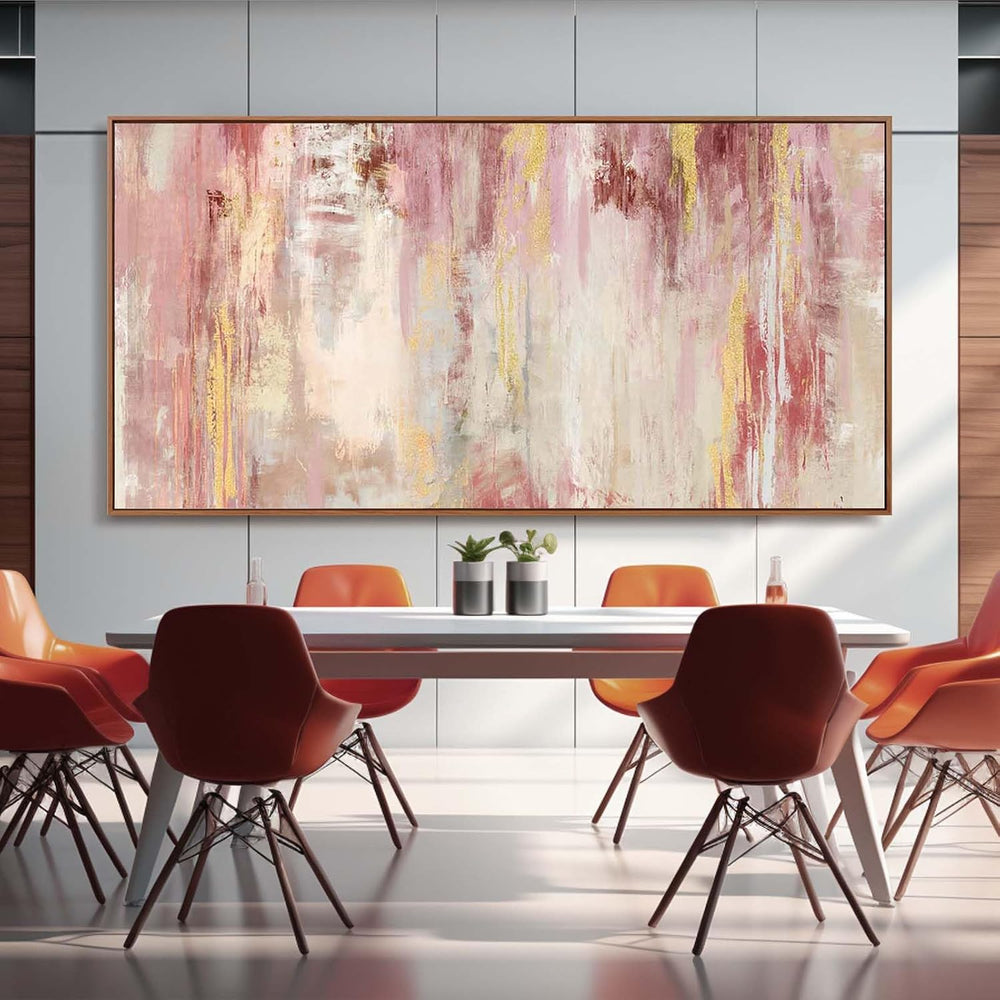 Extra Large Canvas Art Framed Wall Art for Living Room Decor Pink Pictures fo...