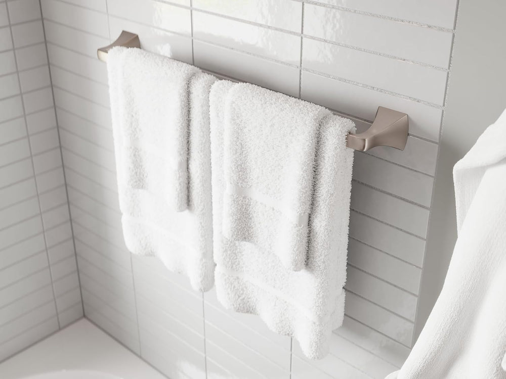 Pfister Bruxie Bath Towel Bar for Bathroom, 24-Inch, Wall-Mounted, Screw-in, ...
