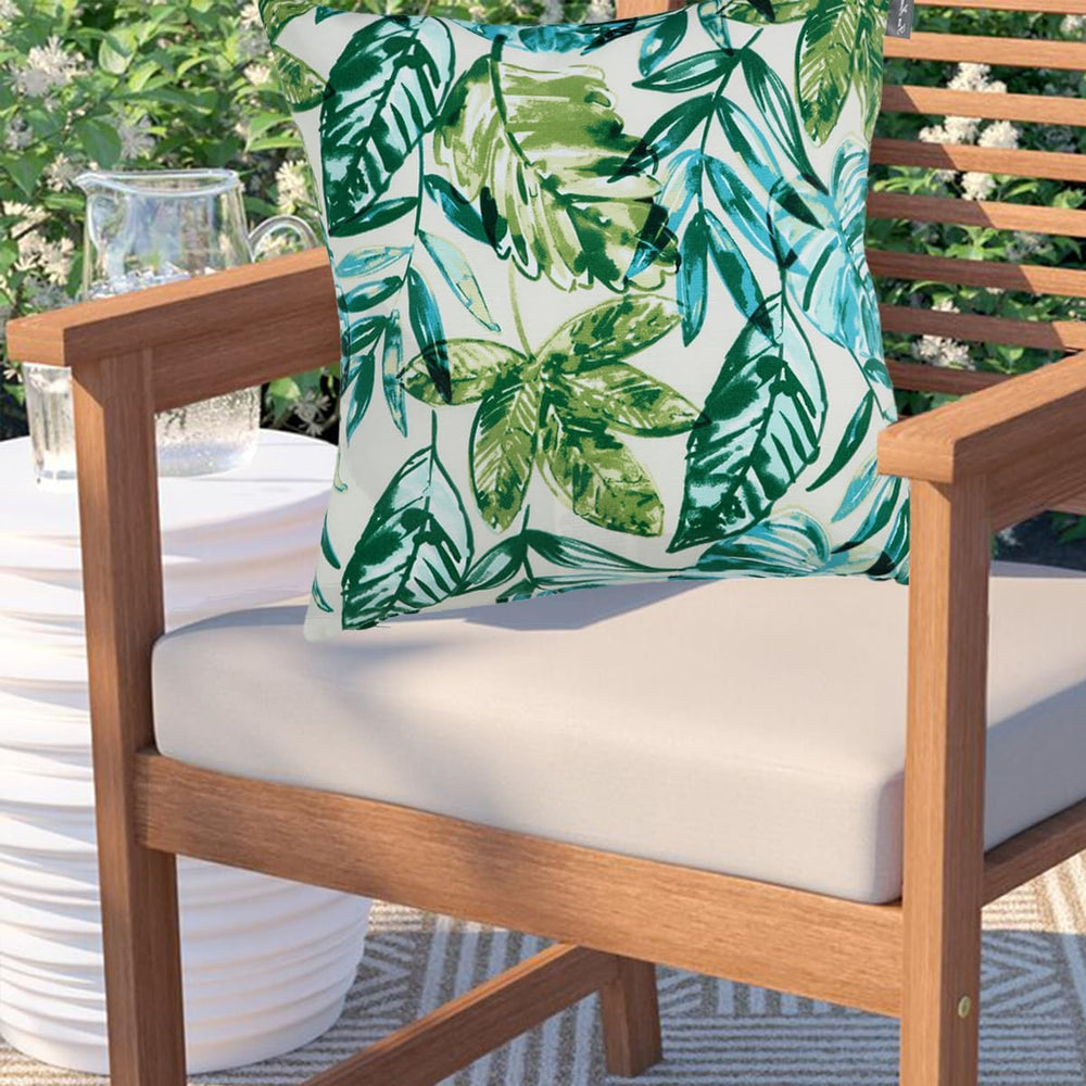 FUNHOME Water Resistant Outdoor Throw Pillows for Patio Furniture,18x18 Inch ...