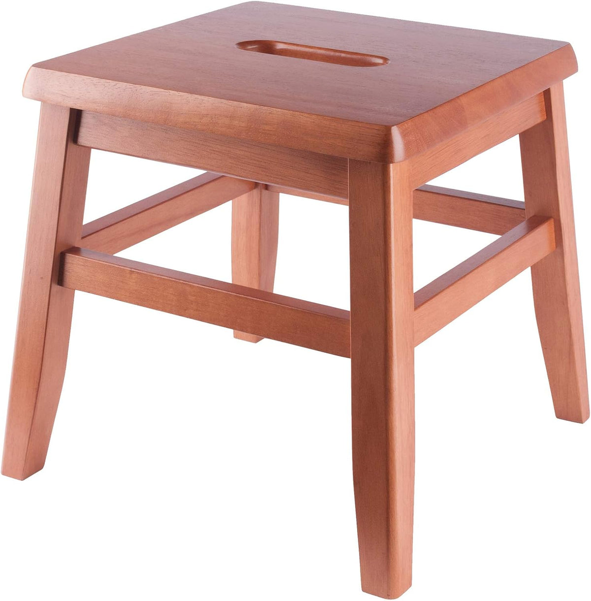 winsome kaya 2-pc step stool set, 12" high, side view