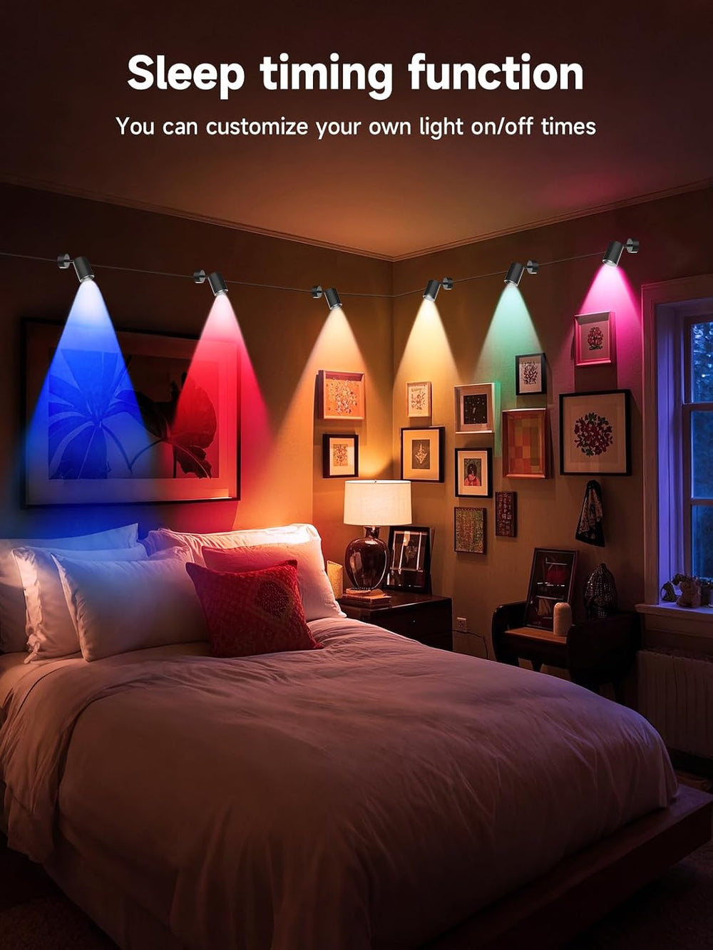 Tyute RGB Spotlight Indoor, Color Changing LED Uplighting Accent Spot Light