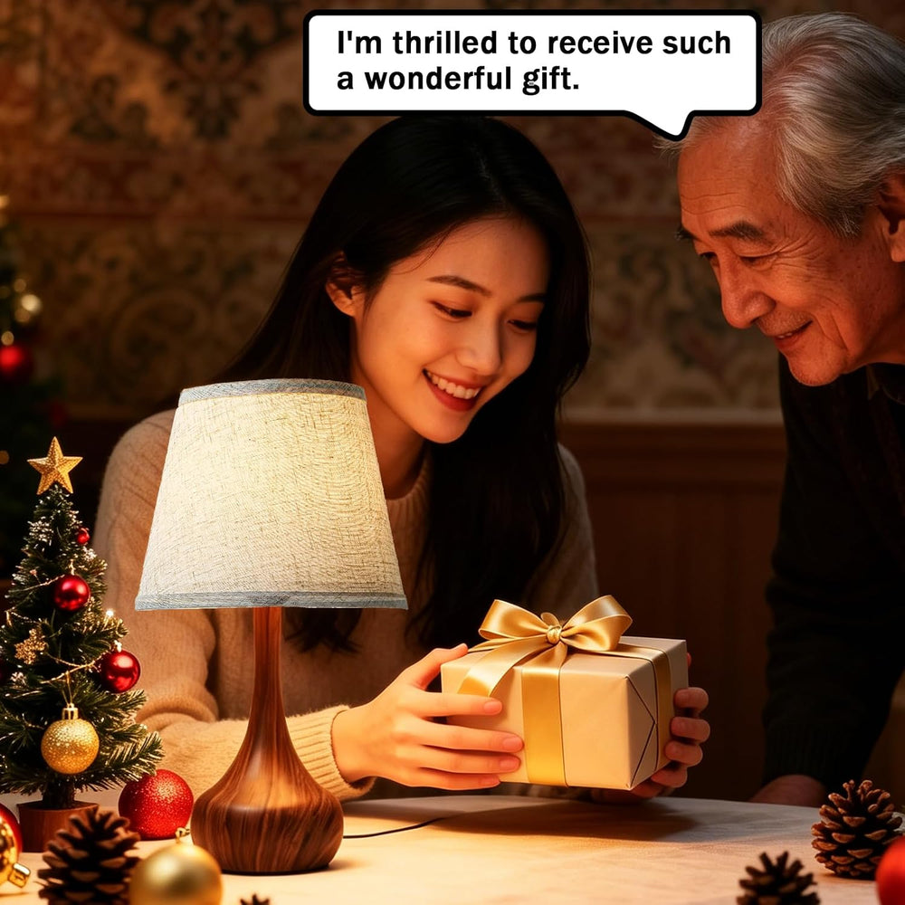 17" Touch Table Lamp for Bedroom, 3-Way Dimmable Bedside Lamp-Set 2