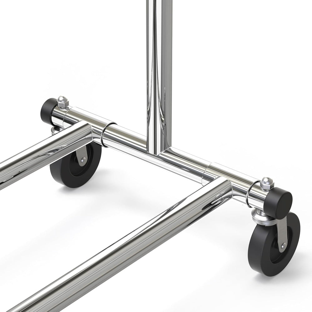 Simple Houseware Heavy Duty Clothing Garment Rack, Chrome