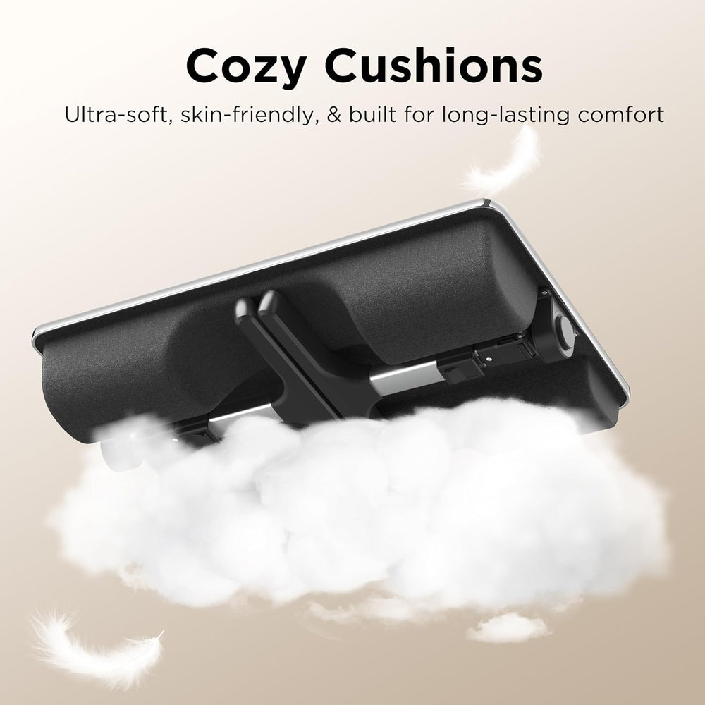 FoldWise 2-in-1 Bed & Lap Desk with Soft Cushion, Adjustable Height &...