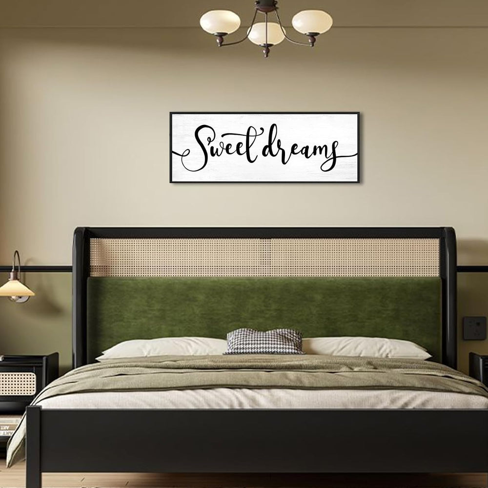 YPY Sweet Dreams Wall Decor Above Bed 32''×12''