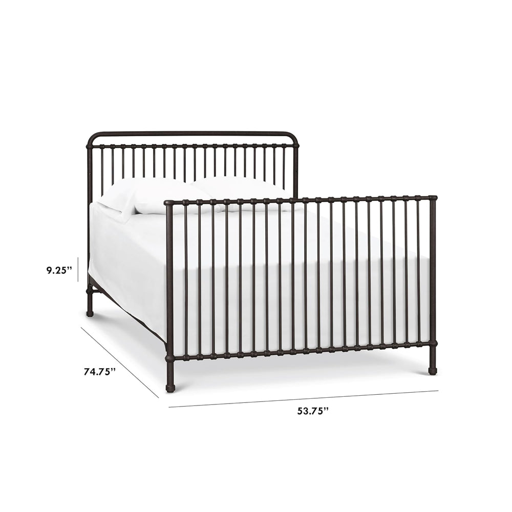 Namesake Winston Full Size Bed Conversion Kit in Vintage Iron