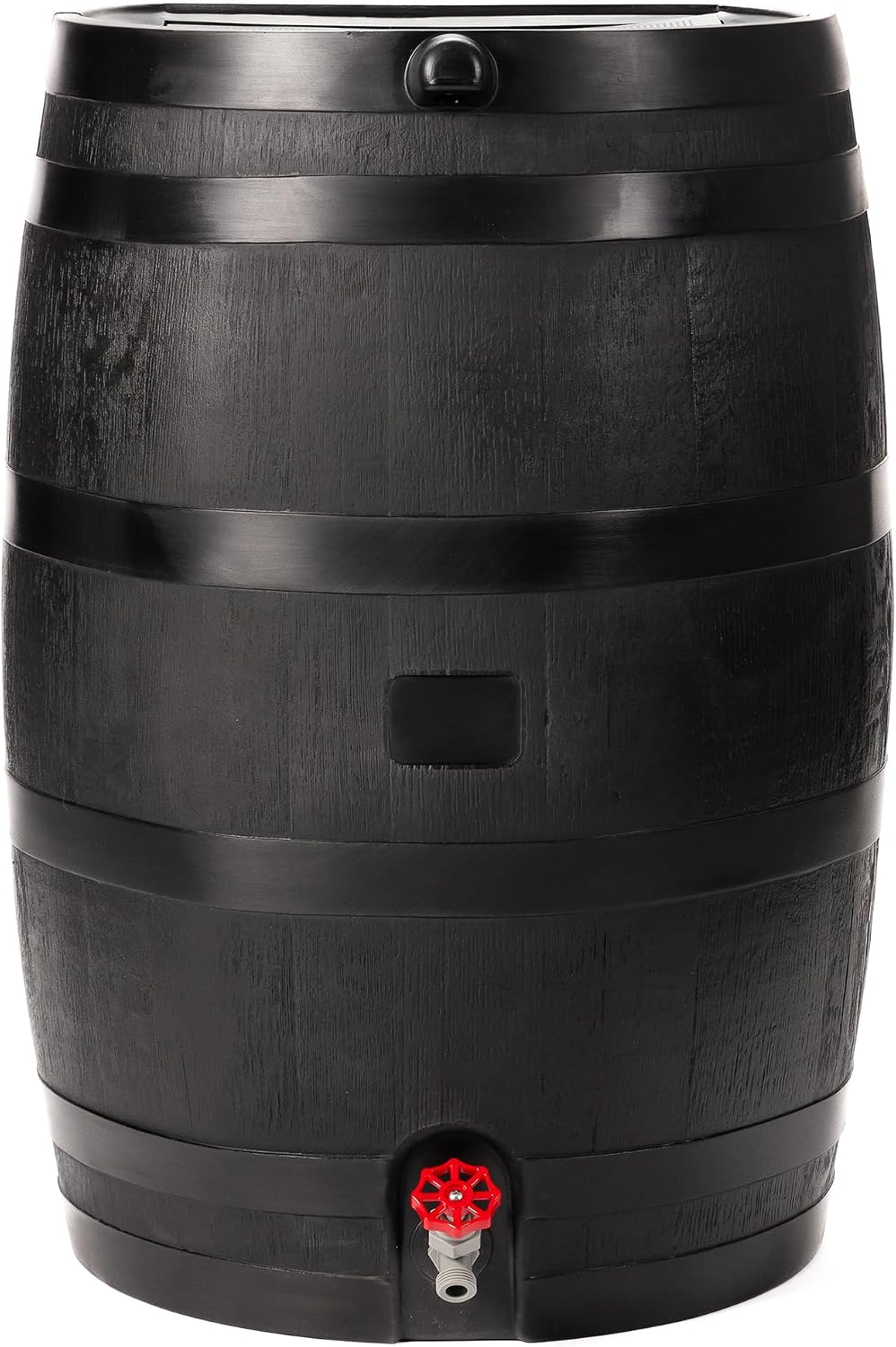 RTS Home Accents 50-Gallon ECO Rain Barrel Made with 100% Recycled Plastic, F...