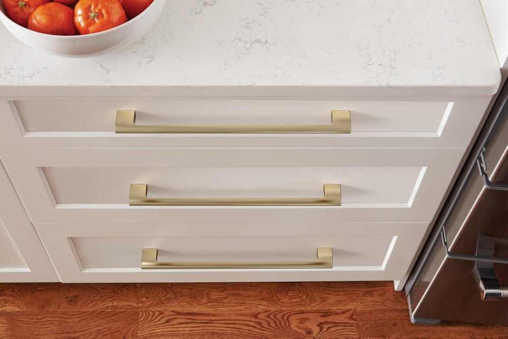 Amerock 12-5/8" Riva Golden Champagne Drawer Pull