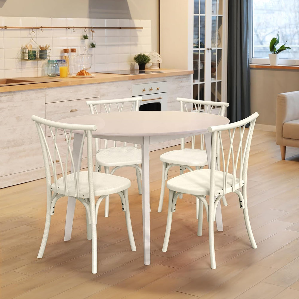 VINGLI Plastic Outdoor Dining Chairs Set of 2, Stackable Patio Dining Chairs ...