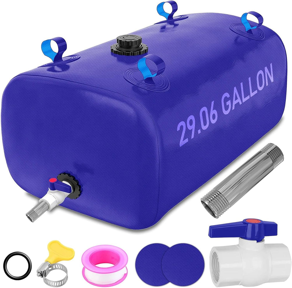110L/29.06GAL Large Capacity Collapsible Water Storage Bladder
