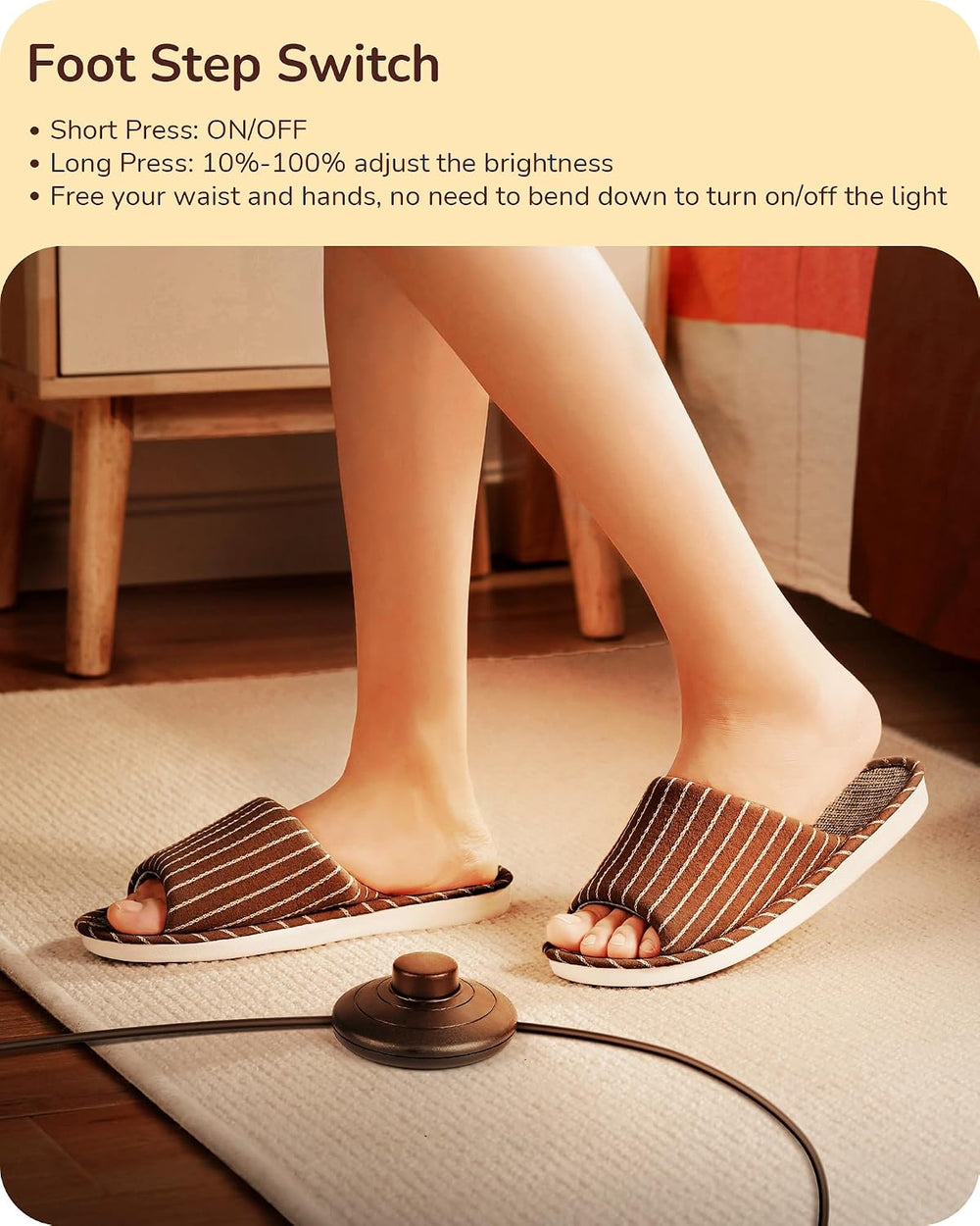 EDISHINE 59.84" Floor Lamps for Living Room, 3000K & Stepless Dimmab...