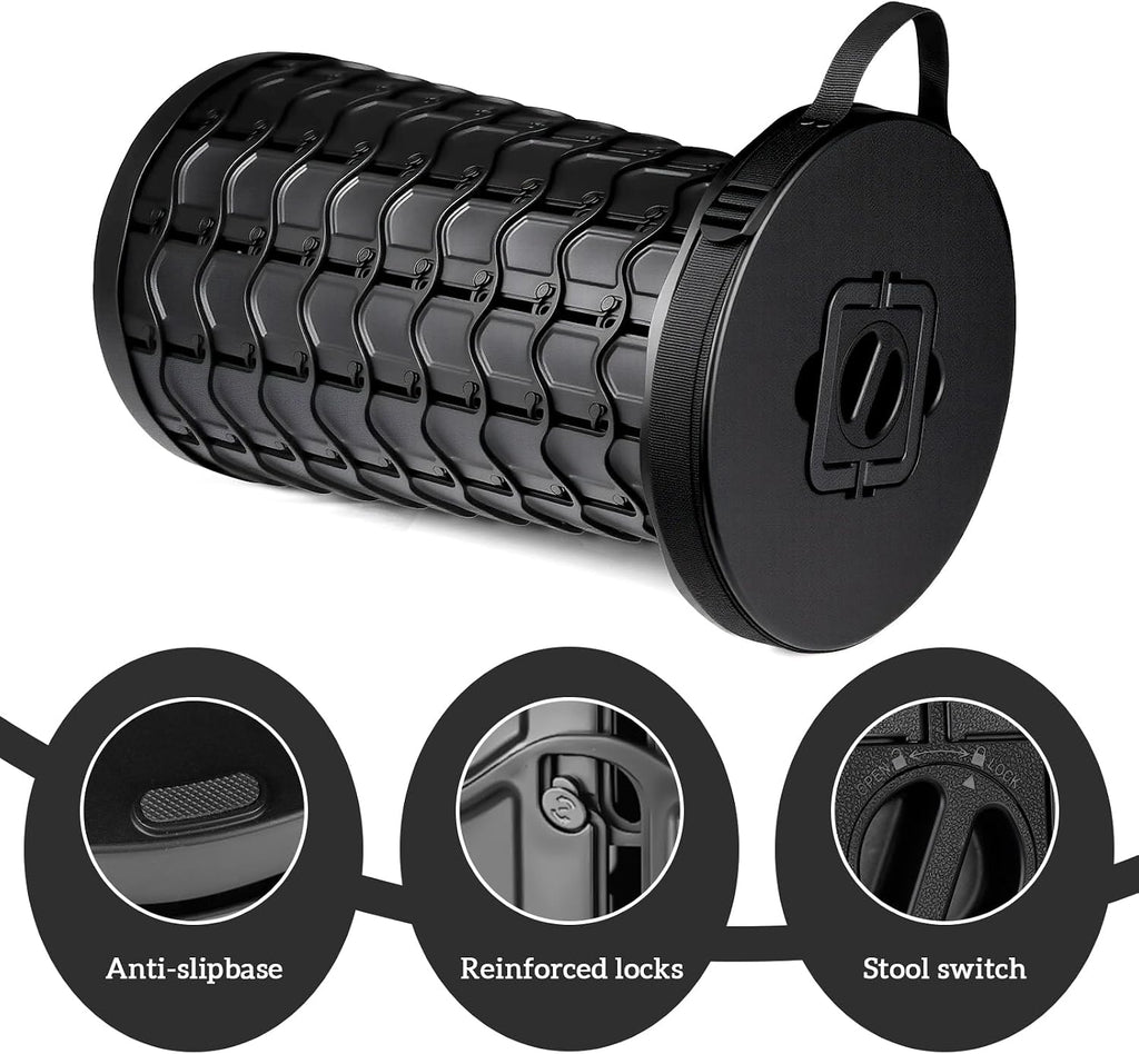 Upgraded Collapsible Stool, Portable Foldable Seats
