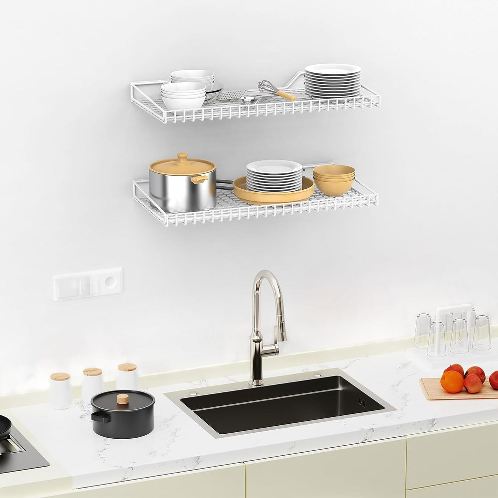TORACK 2-Pack Wall Mounted Storage Shelves, 23.5" x 12" Wall Shelf