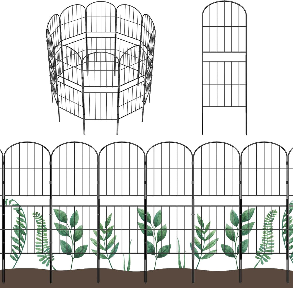 Decorative Garden Fence Fencing 36in (H) x 16ft (L) Animal Barrier for Dog