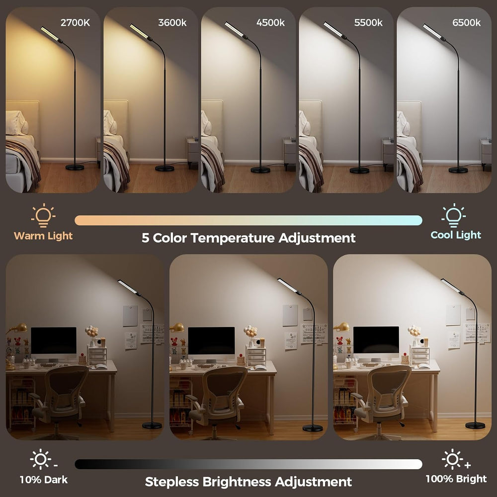 LED Floor Lamp for Living Room,Bright Reading Lamps for Office
