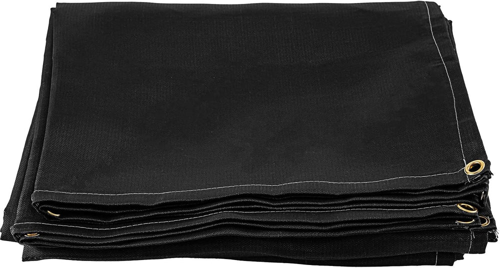 VEVOR 6 x 10 Ft Welding Blanket Black Fiberglass Blanket Portable Fiberglass ...