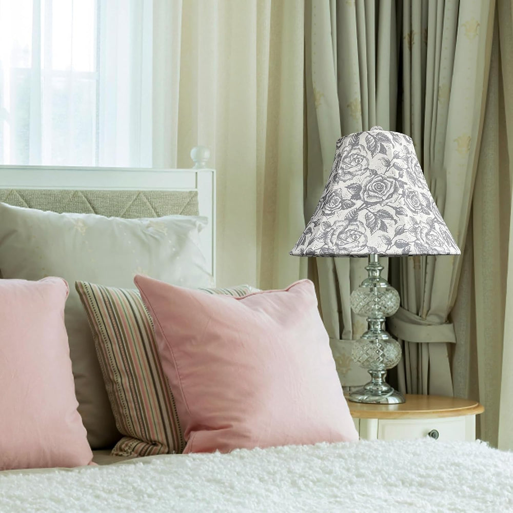 Bell Printed Lamp Shades,7''Top x 15''Bottom x 10.5''...