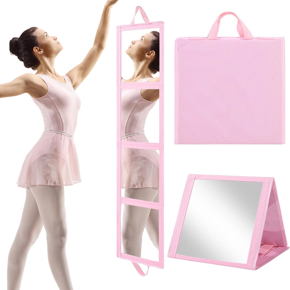 ROYALAY Foldable Full Length Mirror with Handle, 47 * 13in Four-fold Portable...
