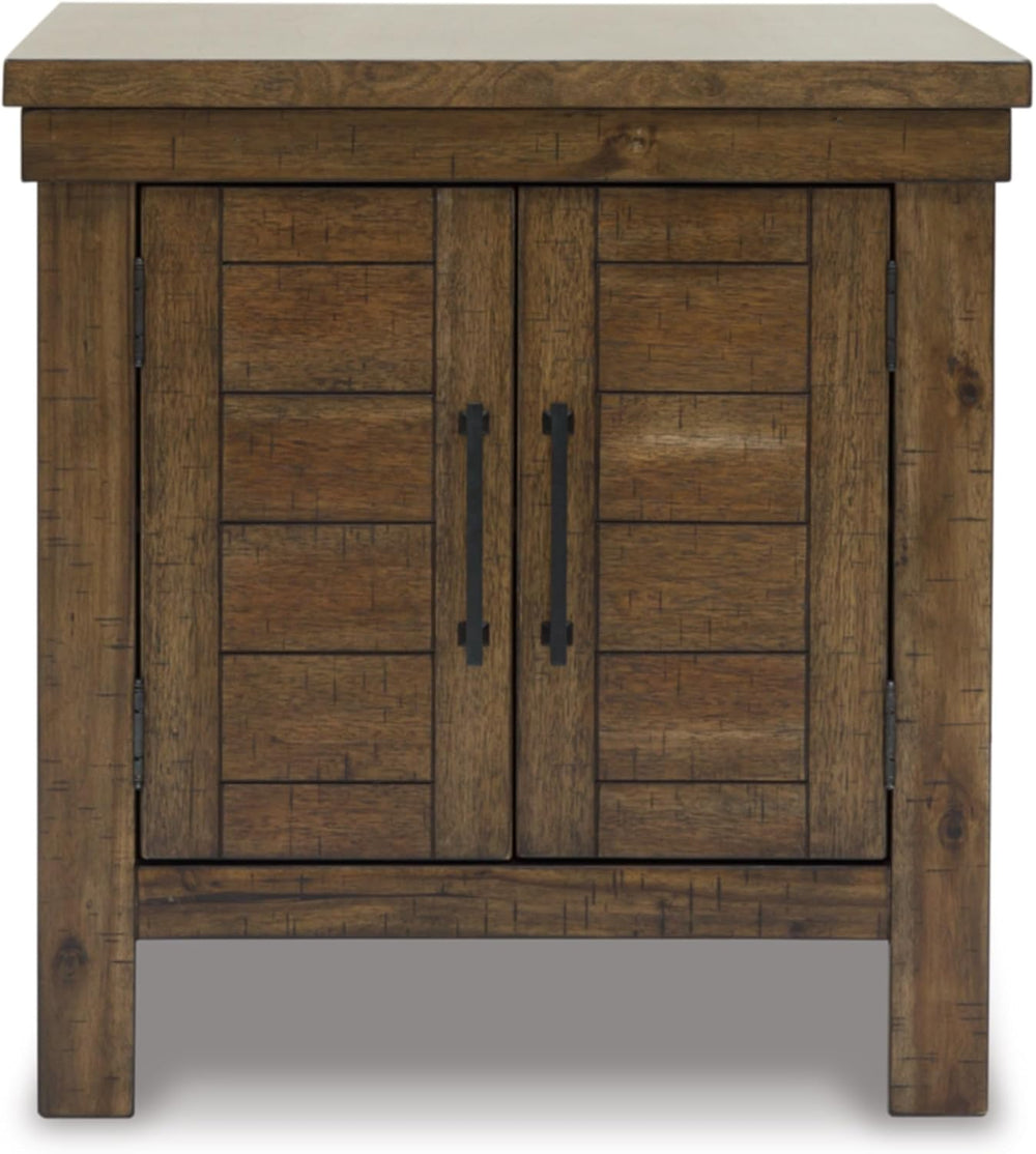 Signature Design by Ashley Moriville End Table, Brown Side Table