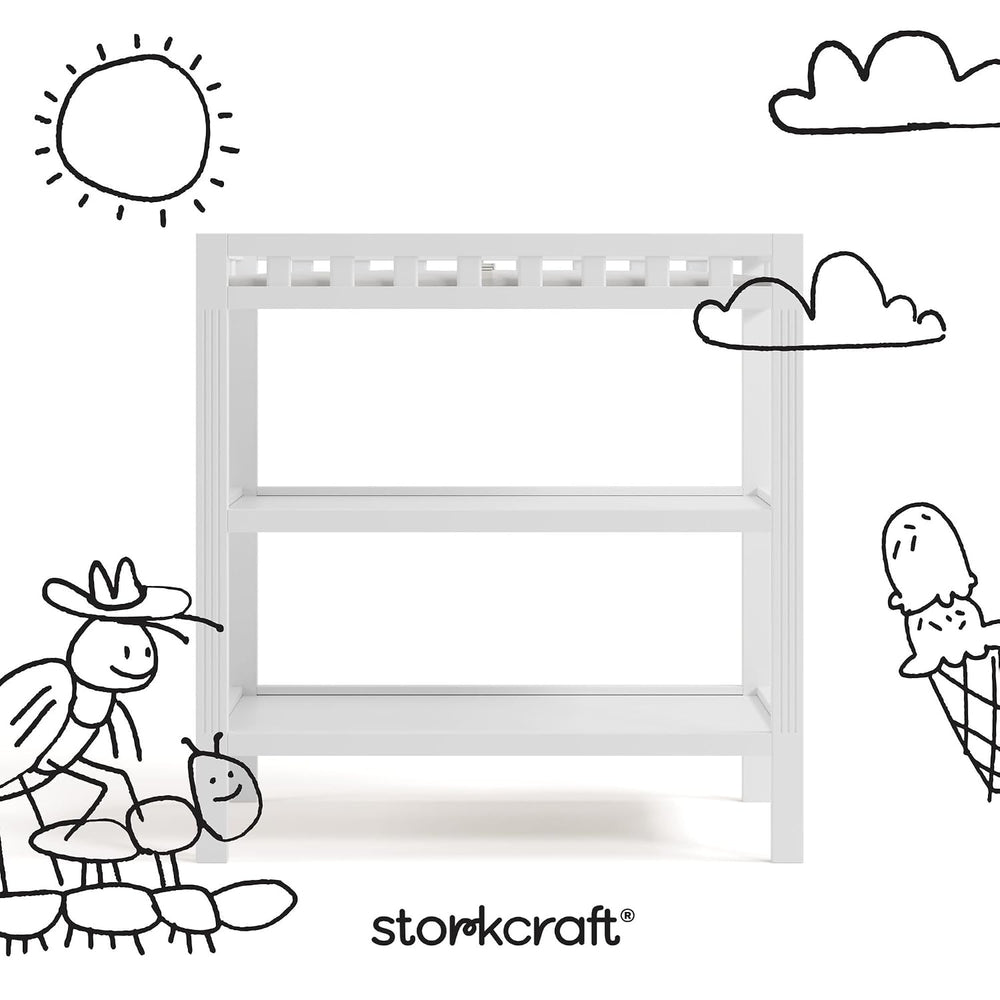 Storkcraft Morningside Changing Table, White