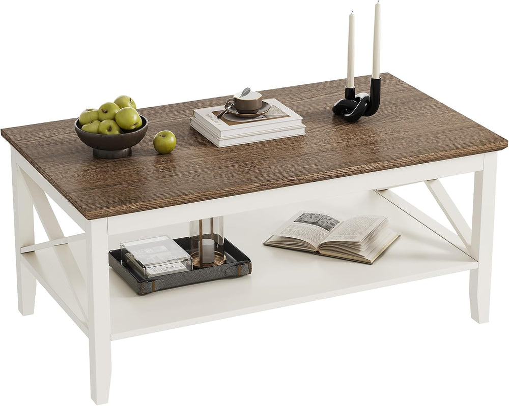 ChooChoo Farmhouse Coffee Table with Thicker Legs