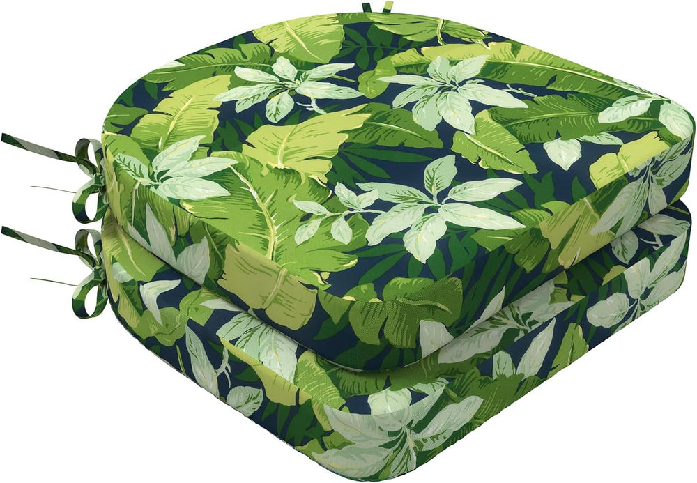 DYTXIII Outdoor Chair Cushions Set of 2, 19"x19"x2.5" Water Re...