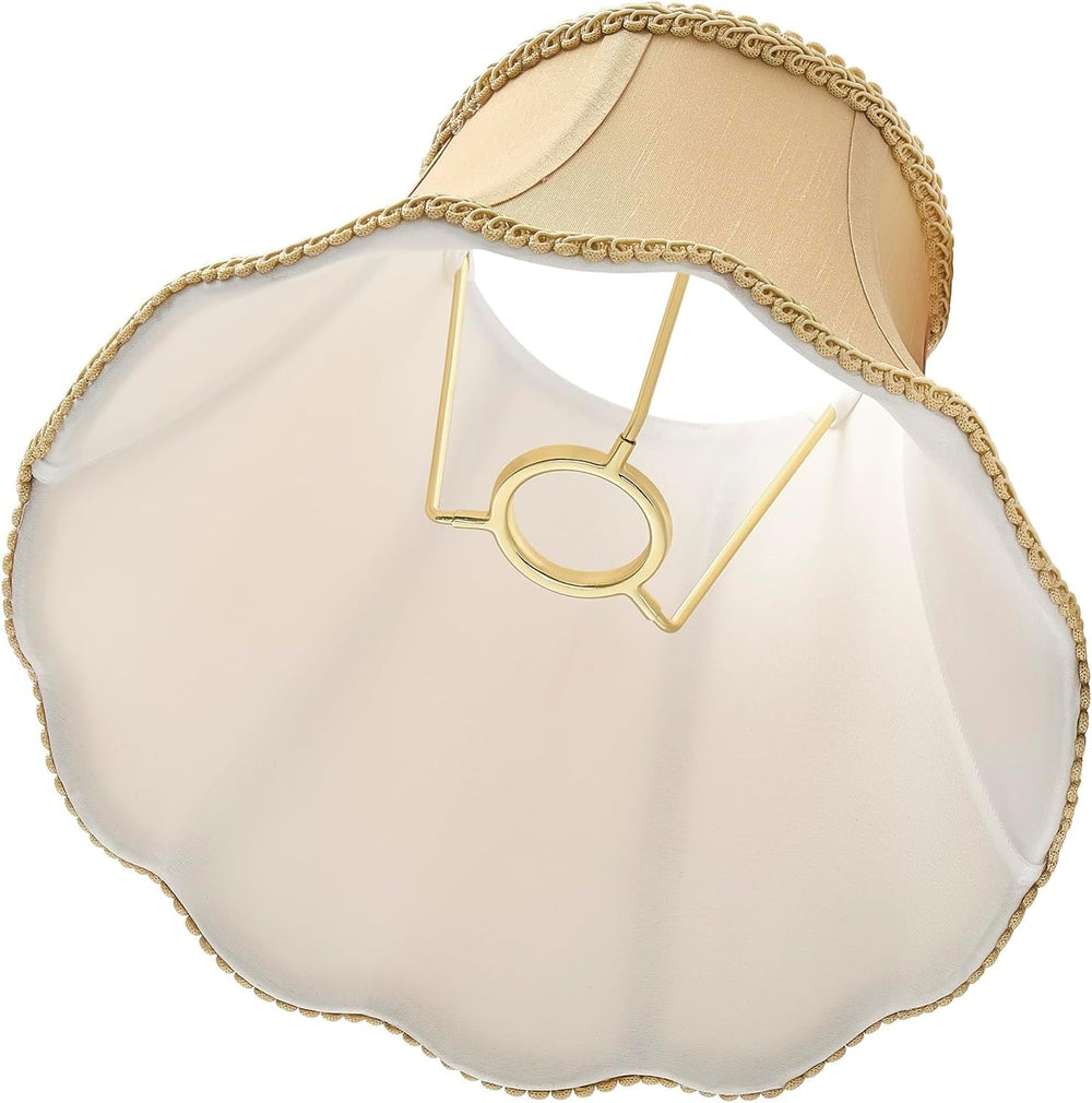 Uno Lamp Shade,Scalloped Lamp Shade 5" Top x 10" Bottom x 7.5"...