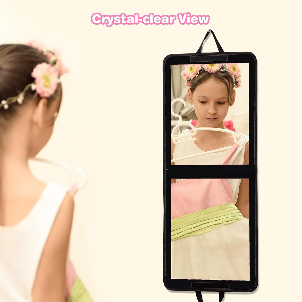 LPHUMEX Foldable Portable Full Length Mirror for Camping, Travel, Dancers, 32...