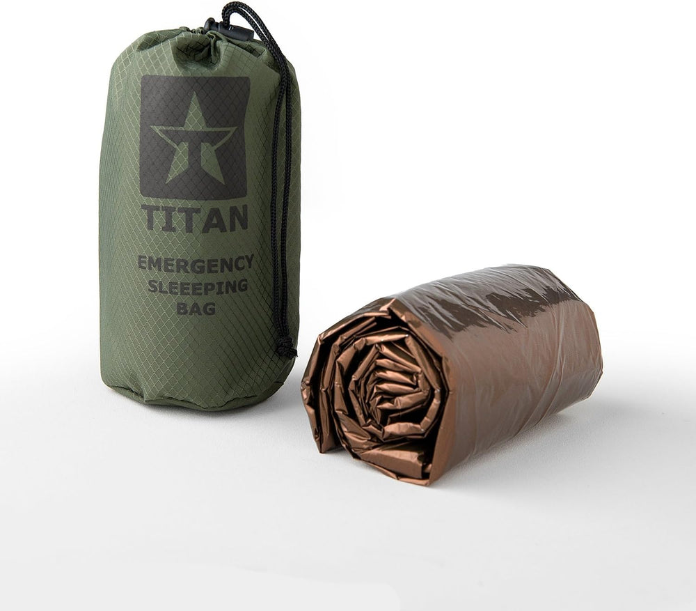 Titan Emergency Sleeping Bag Mylar - 36x78 90% Heat Retention