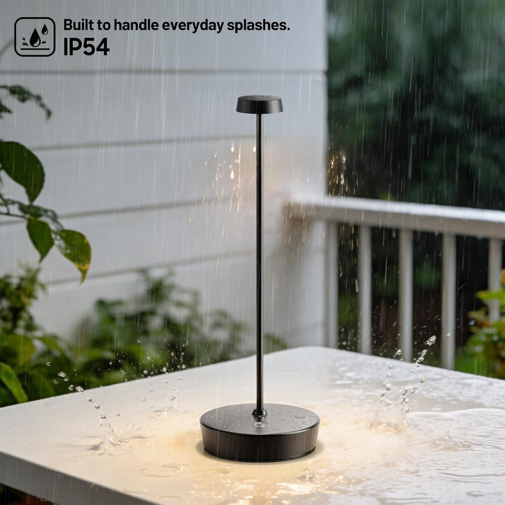 2 Pack Rechargeable Cordless Table Lamp, 6000mAh Battery Table Light