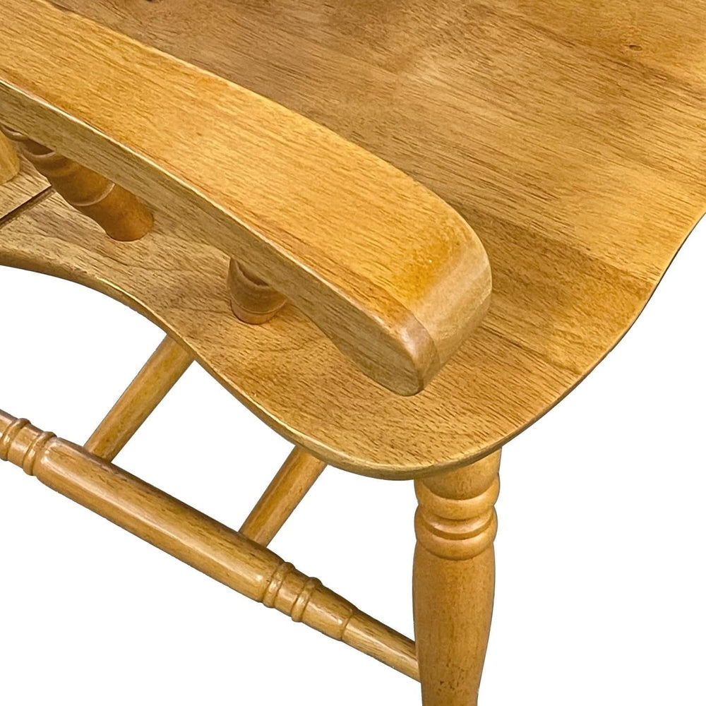 HomeStock Comfort Back Dining Armchair with Sculpted Arms and Contoured Seat ...