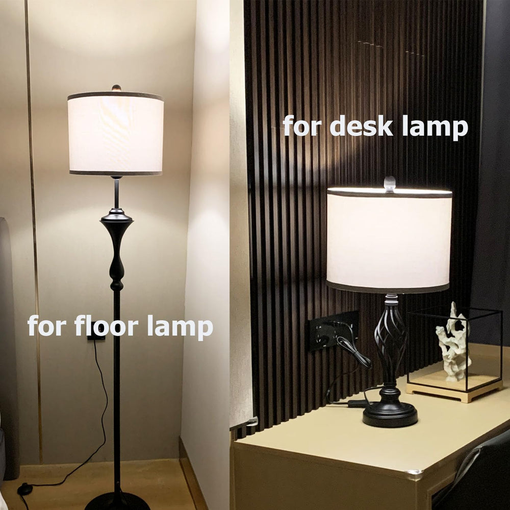 lampshades Set of 2, Drum Lamp Shades Set of 2, Lamp Shades for Table Lamps E...